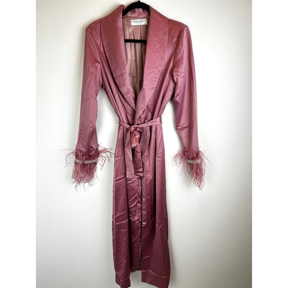 NWOT Naked Wardrobe 'The Statement' Silky Pink Duster SML - Picture 1 of 4
